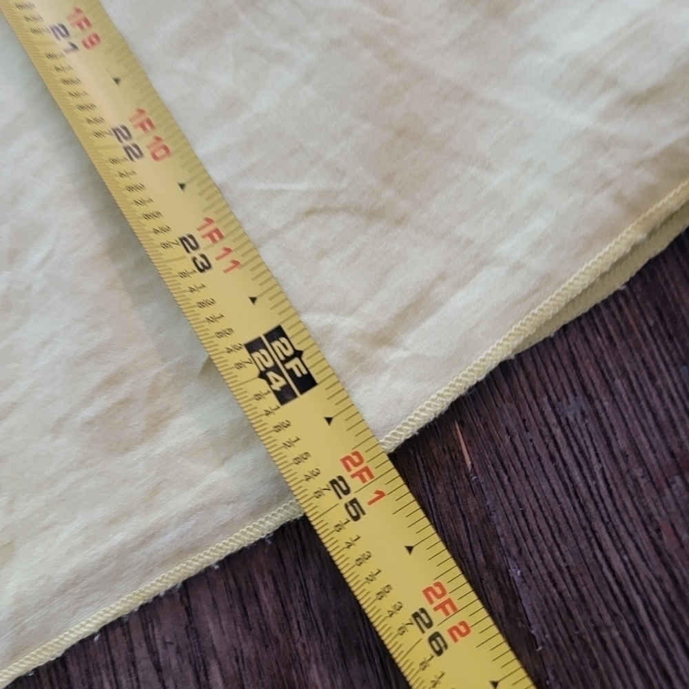 Zara Yellow One-Shoulder Ruffle Shell Top - Picture 11 of 11